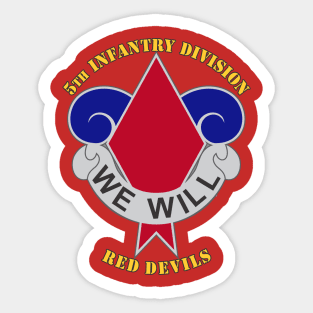 5th Infantry Division Sticker